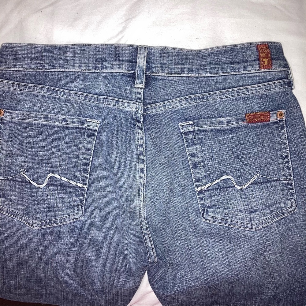 7 for All Mankind Bootcut Flare Jeans 28 - Picture 6 of 7